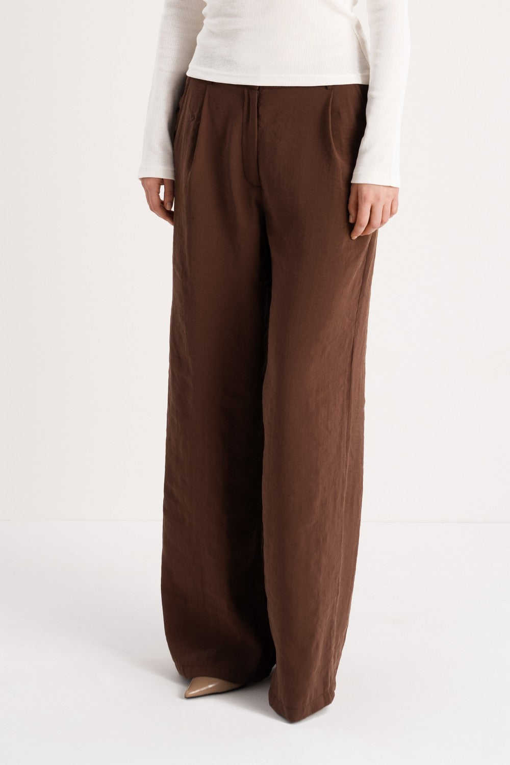 Брюки из модала LC036 Polly chocolate