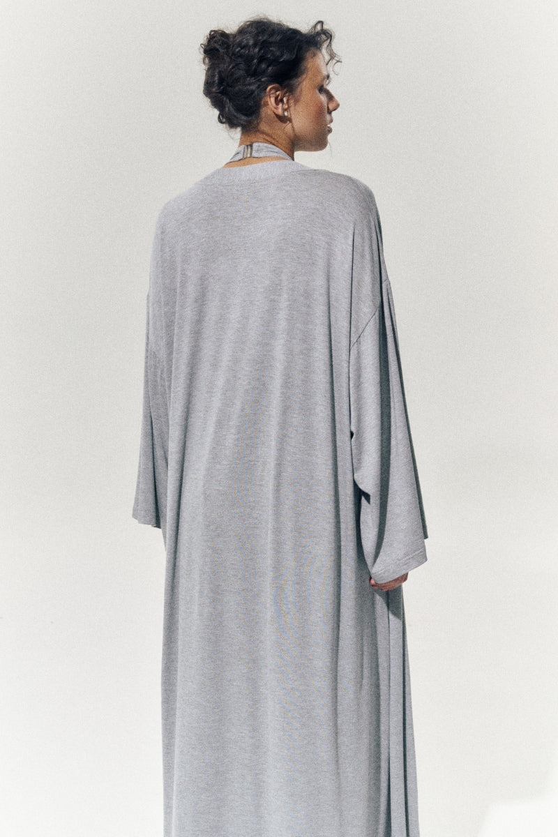 Кардиган из вискозы LC078 gray melange
