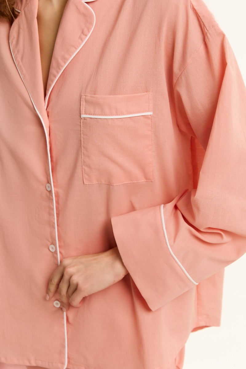 Пижама из батиста LP-038 Elio peach