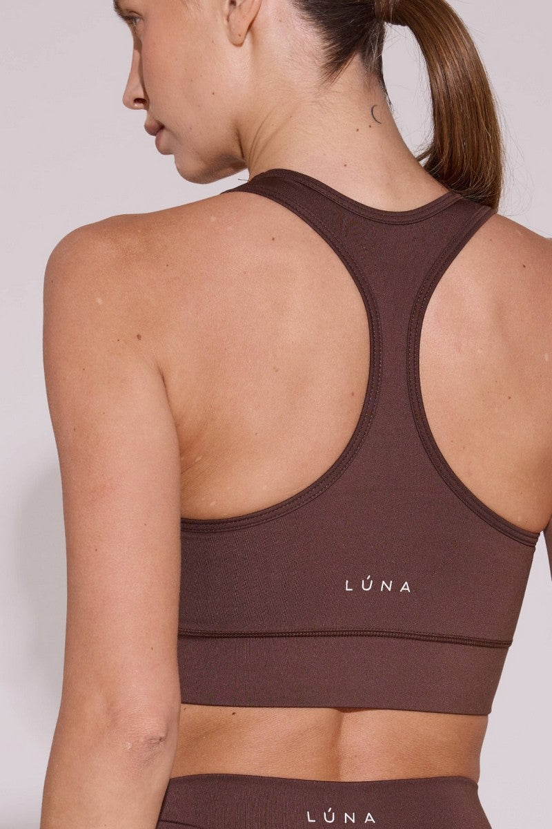 Спортивный топ LS020t Riko chocolate