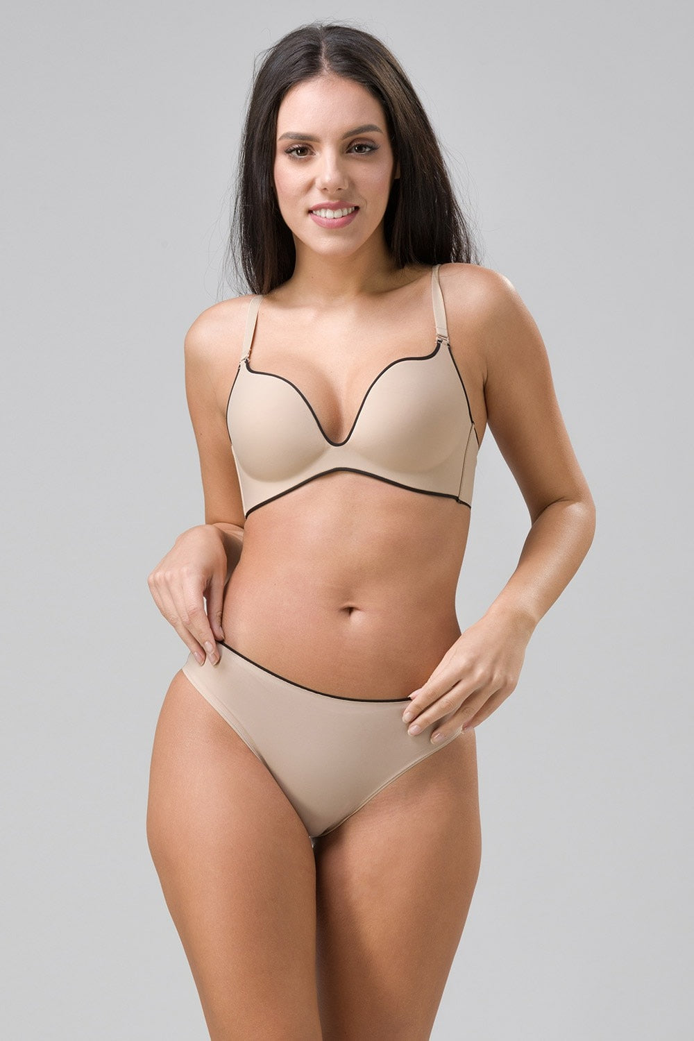 Трусики сліп із мікрофібри Miracle 2808 beige