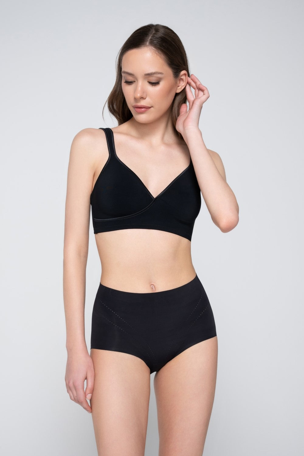 Шортики безшовні Sculpt 25124 black Luna Splendida