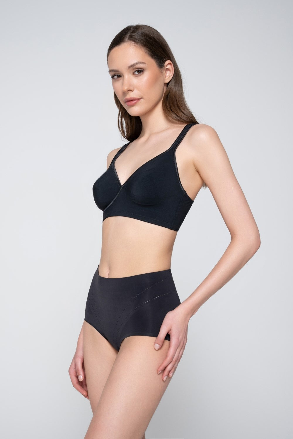 Шортики безшовні Sculpt 25124 black Luna Splendida