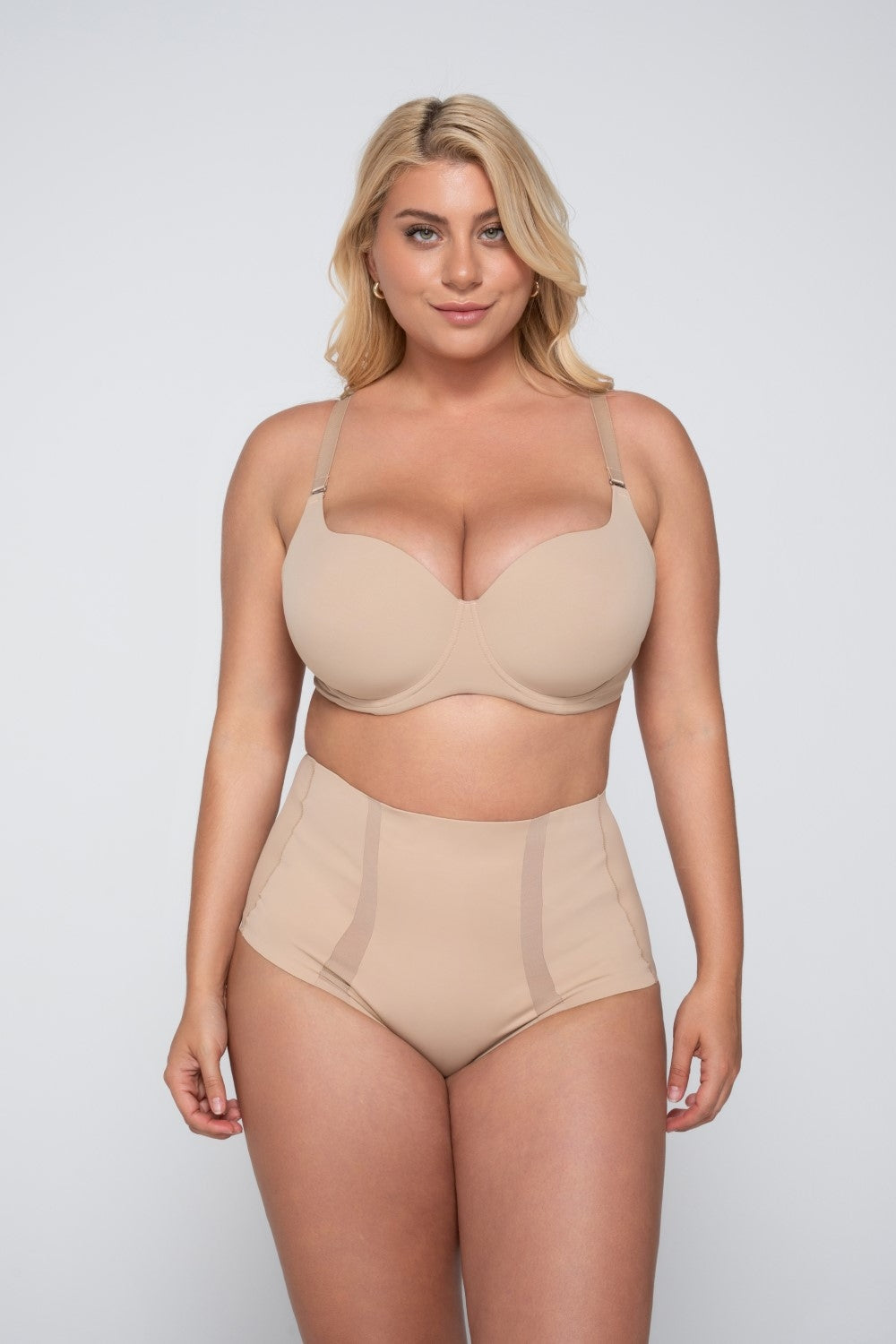 Високі трусики сліп Sculpt 25129 beige Luna Splendida