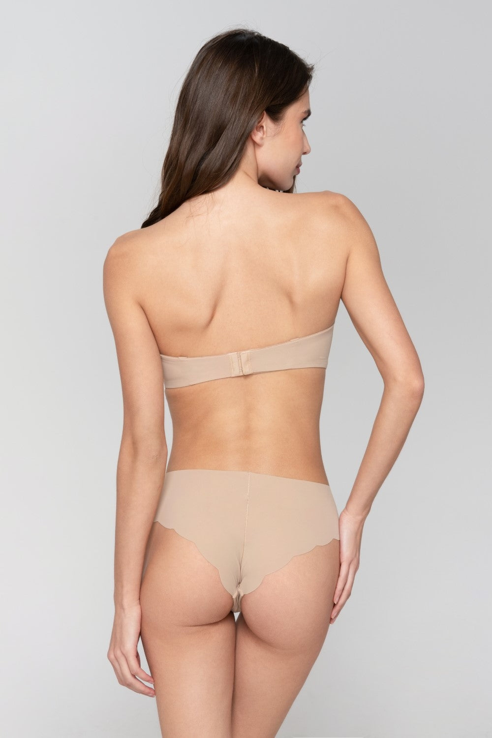 Бюстгальтер із знімними бретелями Secret sense 11062B beige Luna Splendida