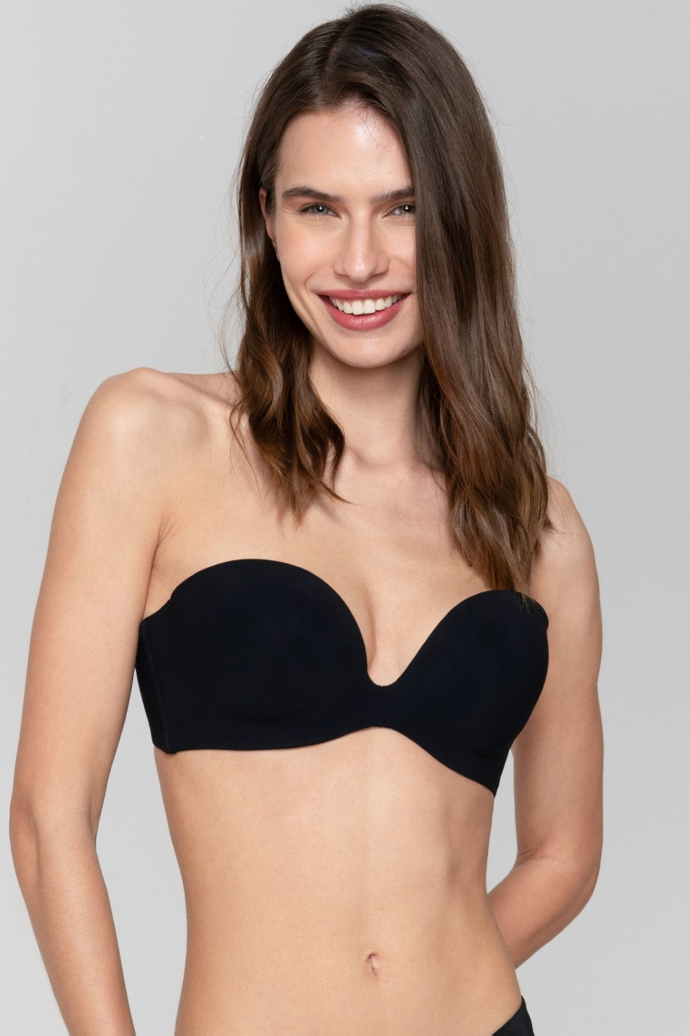 Бюстгальтер зі знімними бретелями Secret sense 11062B black Luna Splendida