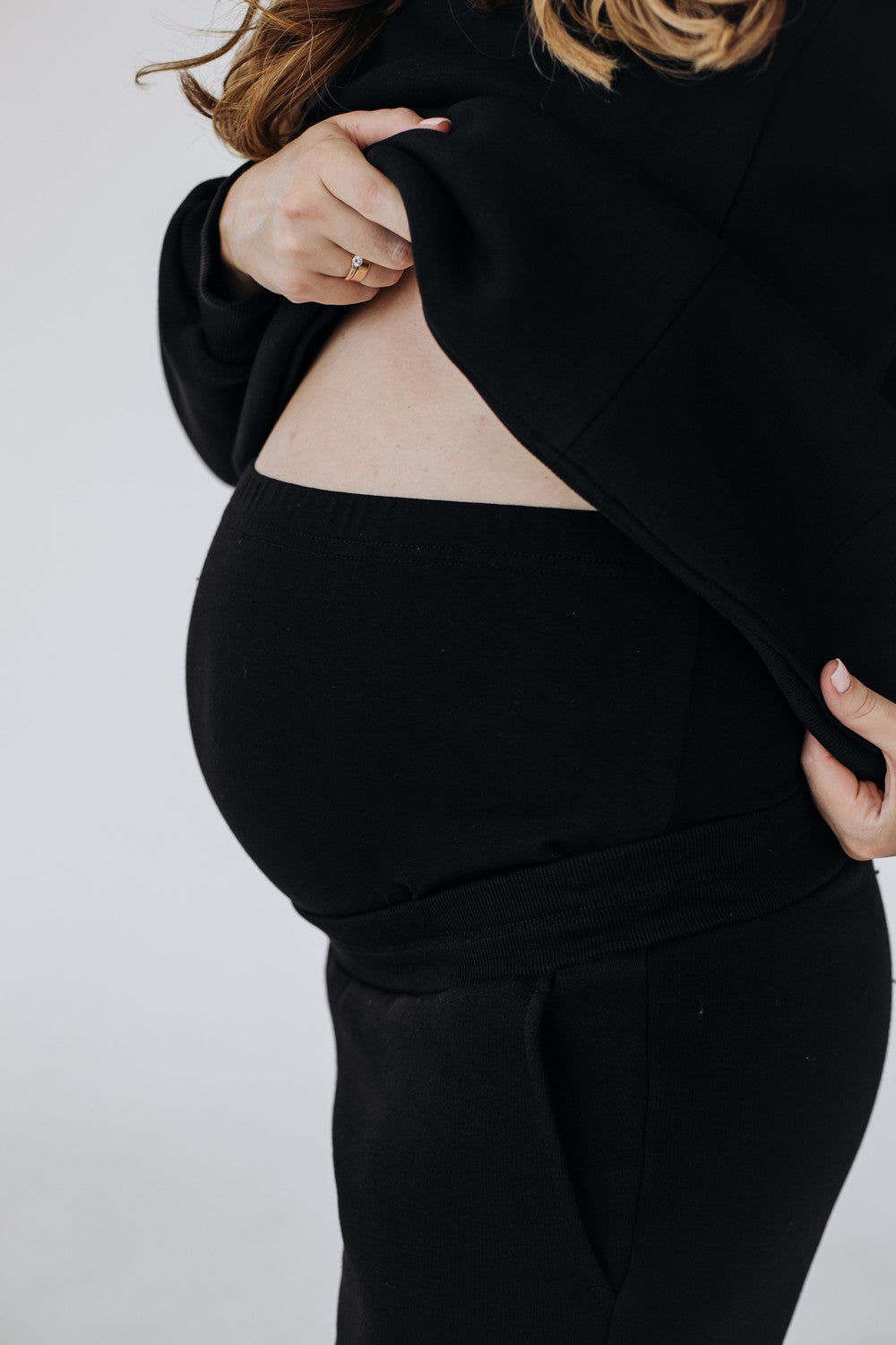 Брюки для вагітних 19000 Warm&cosy black