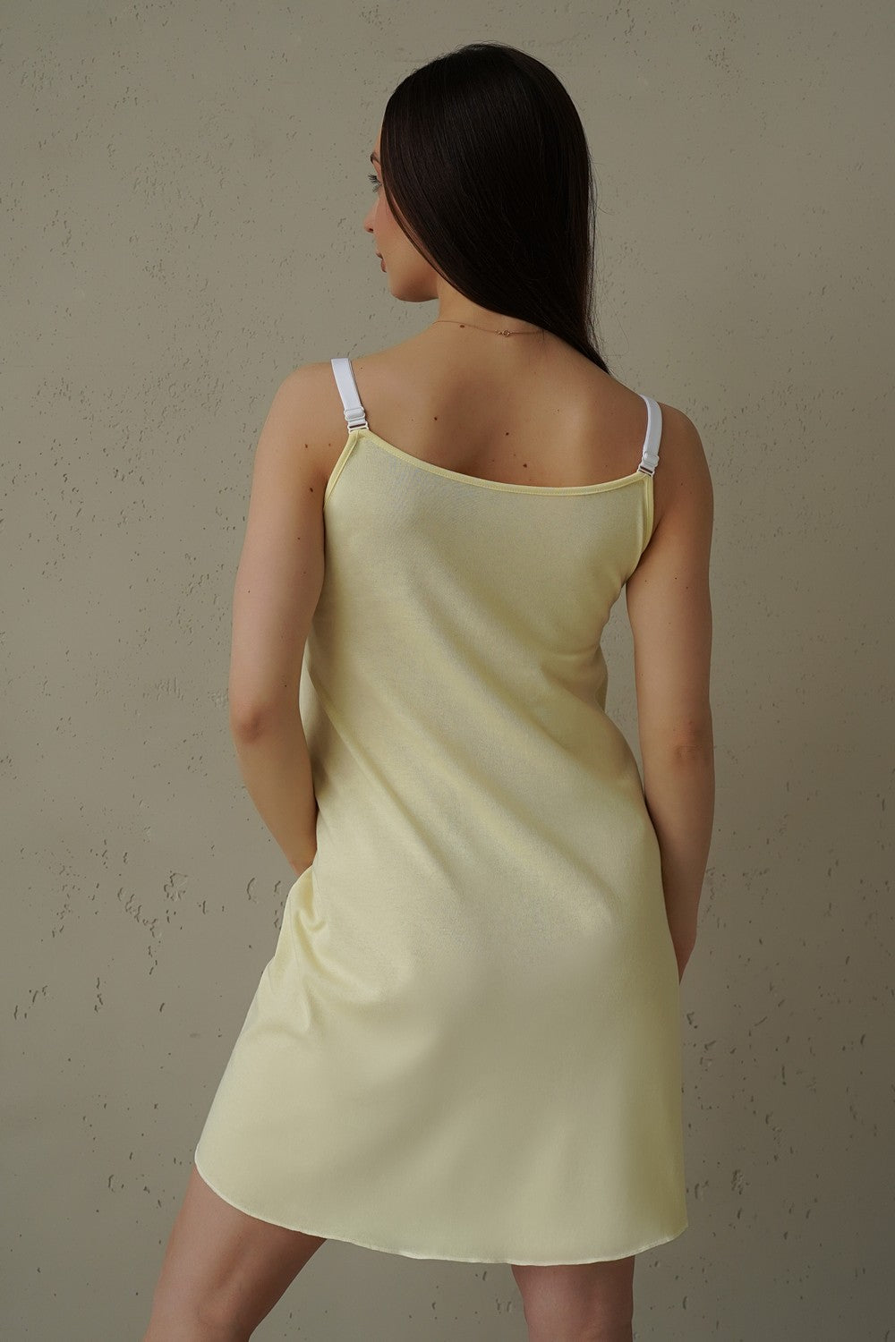 Сорочка для беременных и кормящих мам 24133 Smart Care pastel yellow