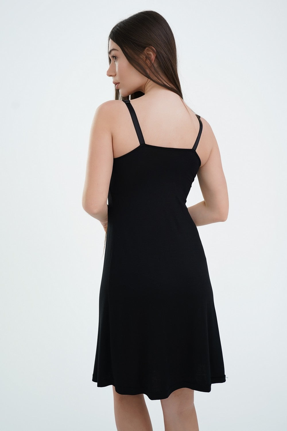 Сорочка для беременных и кормящих мам 24195 Soft&Lace black