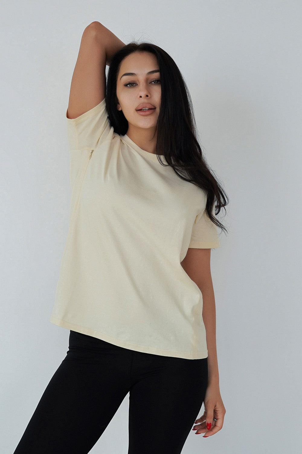 Бавовняна футболка для вагітних 24300 ecri