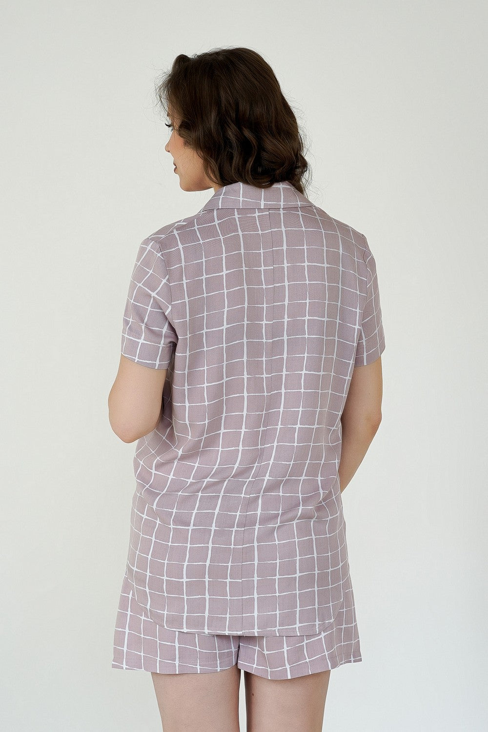 Пижама из вискозы 28000 rose/milk