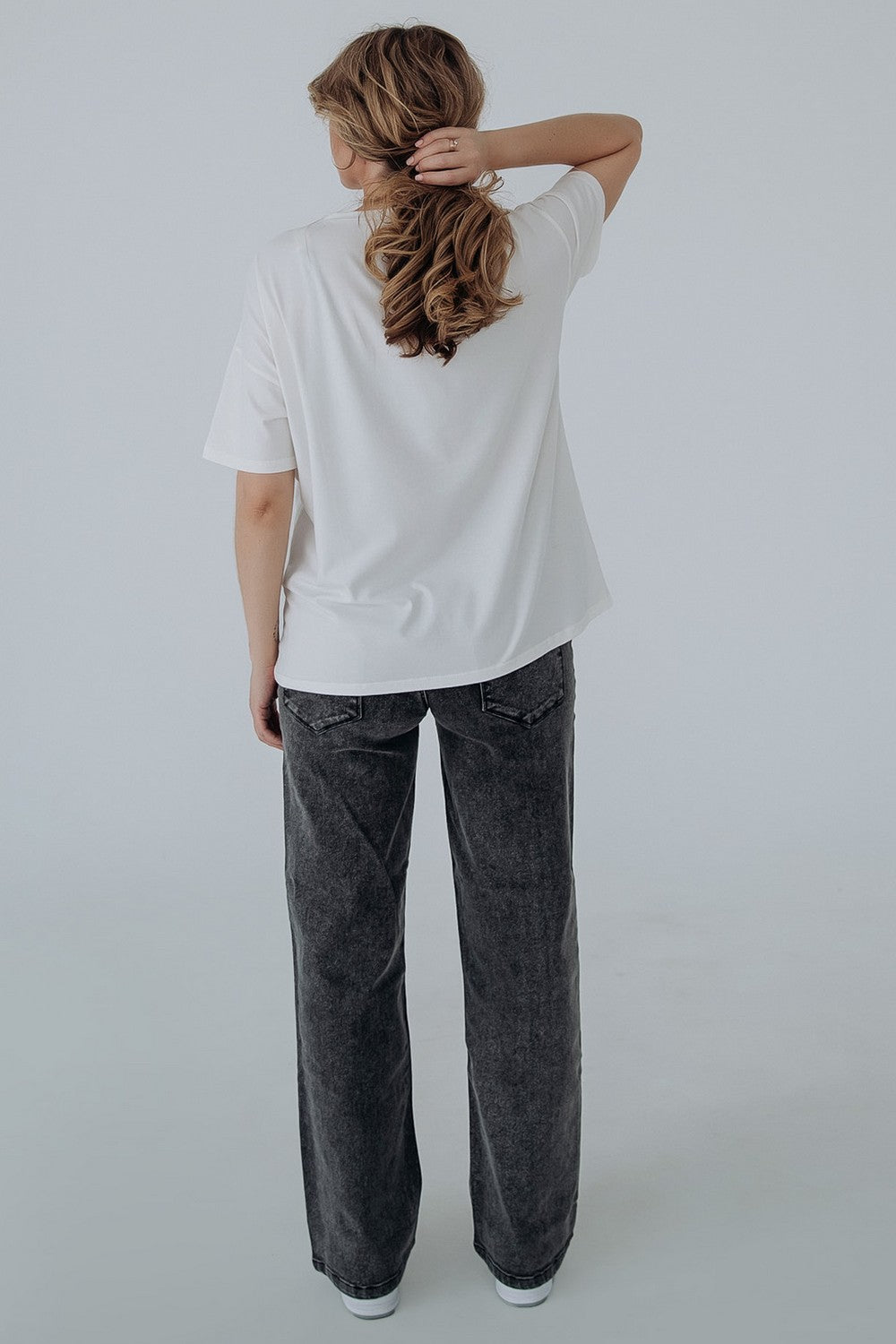 Прямые джинсы для беременных 38000 gray