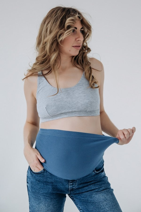 Прямі джинси для вагітних 40000 blue