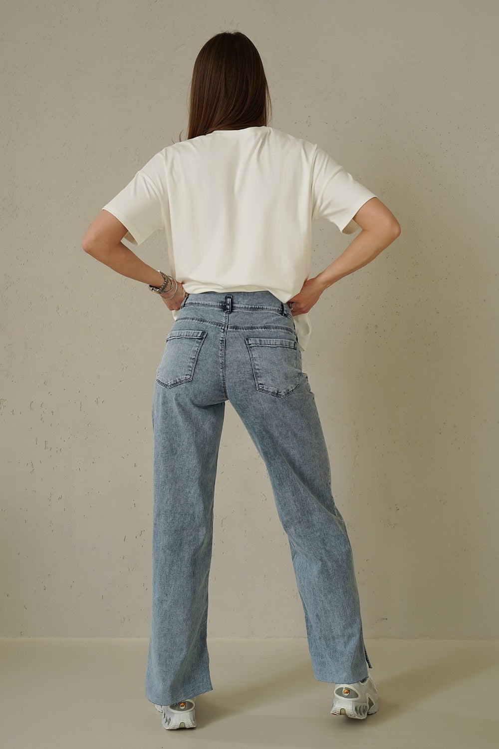 Джинсы бойфренды для беременных 45000 blue