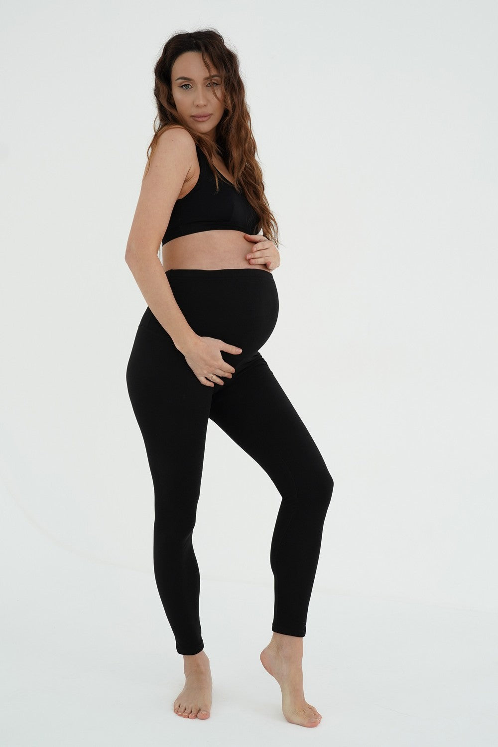 Термолеггінси для вагітних 690 black