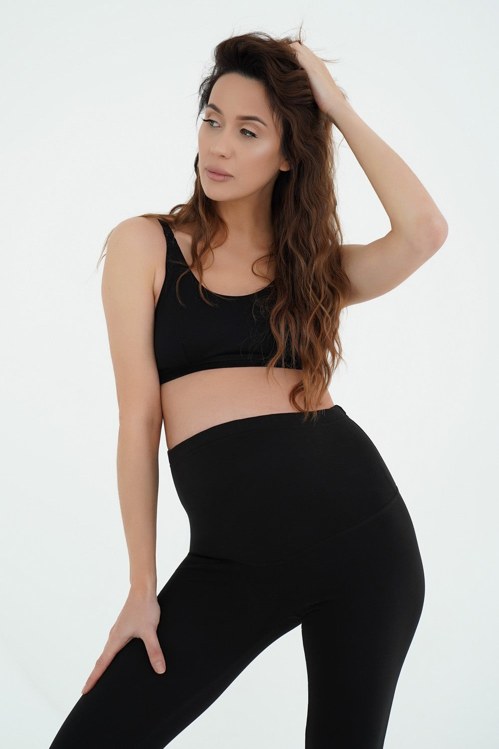 Термолеггінси для вагітних 690 black