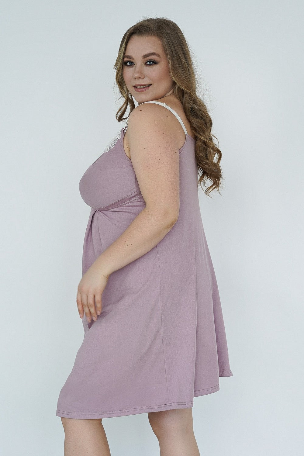 Ночная сорочка для мам 25202 Melange amethyst
