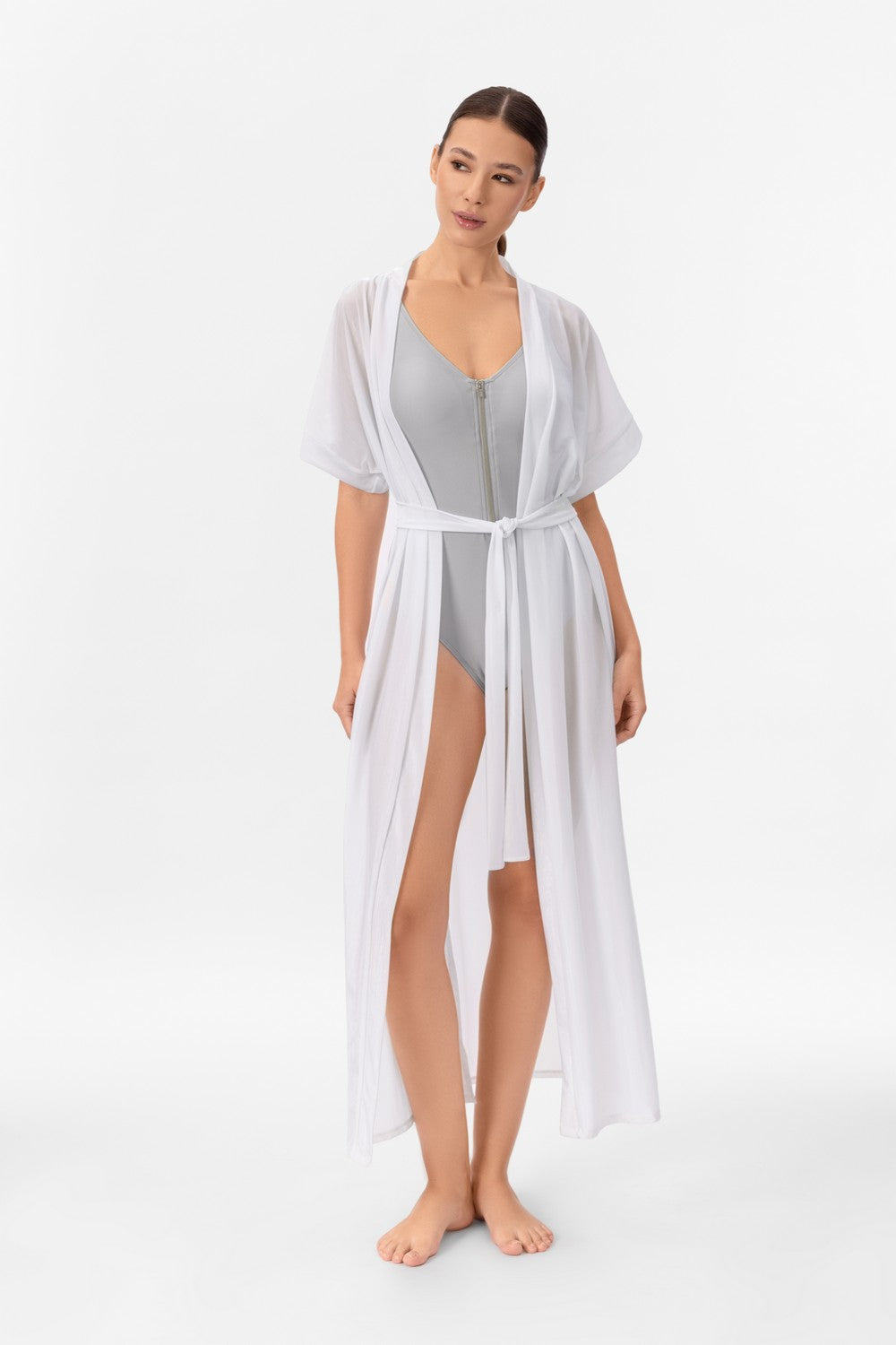 Пляжна туніка із розрізами CU26-07 Tunic-robe Marc & Andre