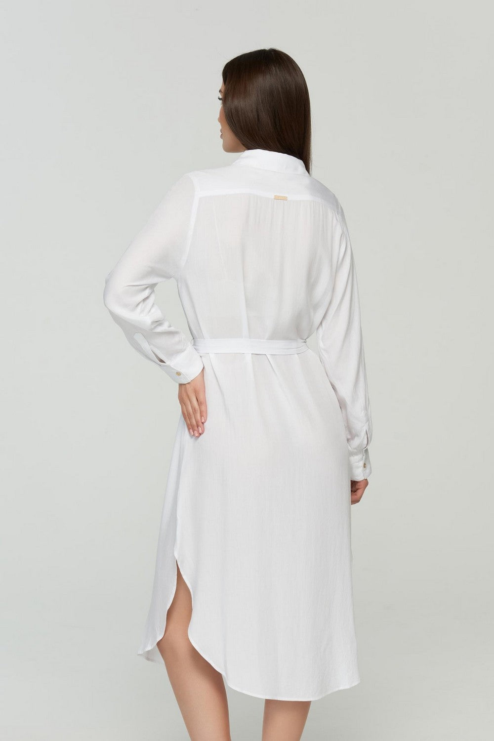 Пляжне плаття на гудзиках LD26-09 Viscose-dress Marc & Andre спина