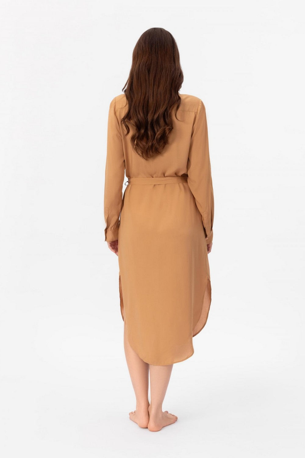 Пляжне плаття на гудзиках LD26-11 Viscose-dress Marc & Andre спина