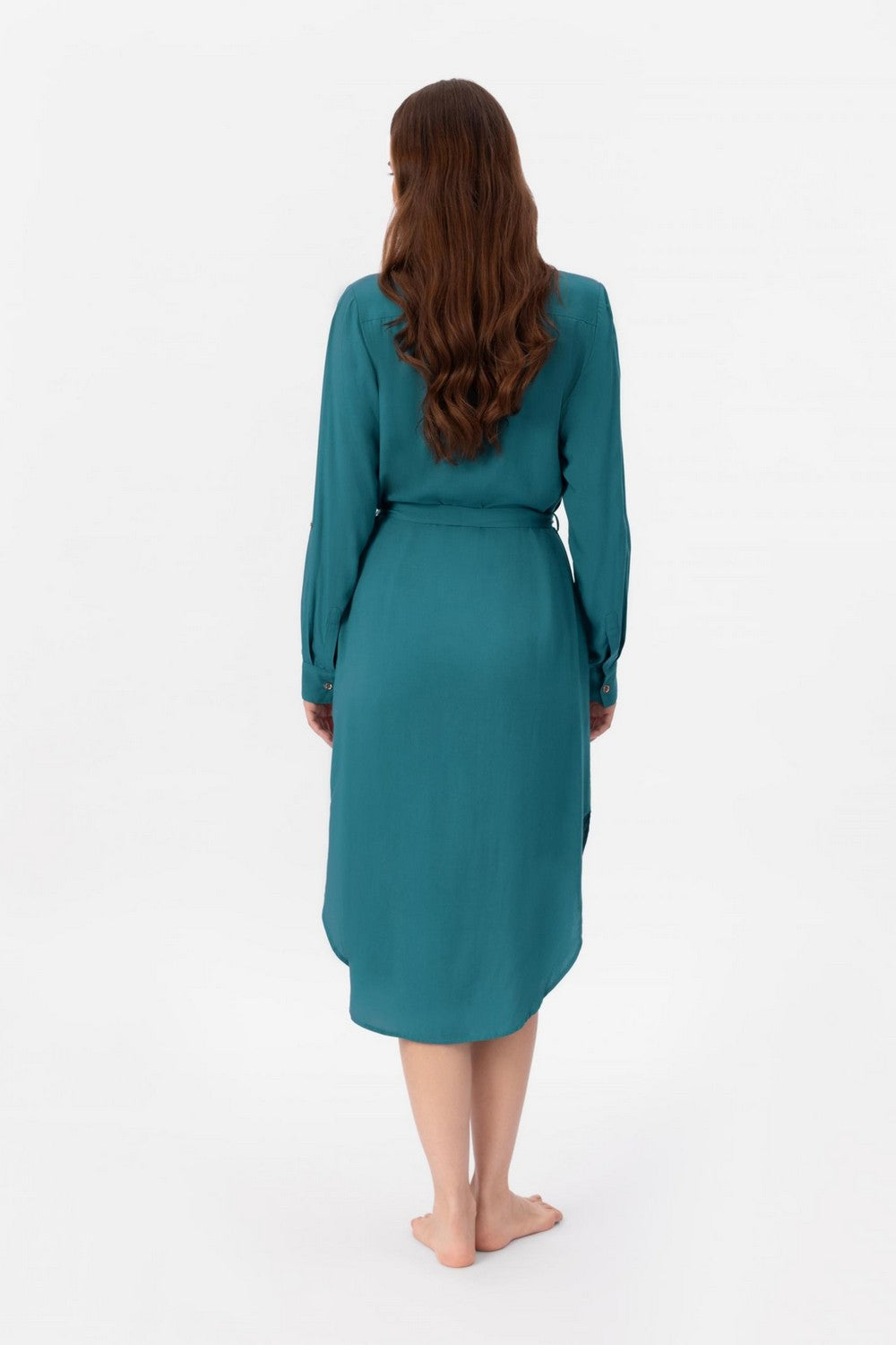 Пляжне плаття на гудзиках LD26-13 Viscose-dress Marc & Andre спина