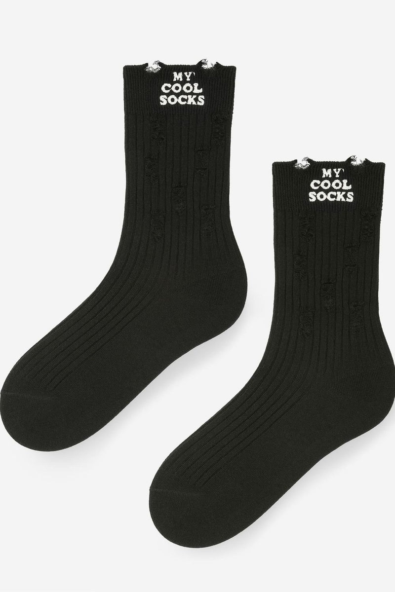 Хлопковые носки в рубчик Socks Cotton