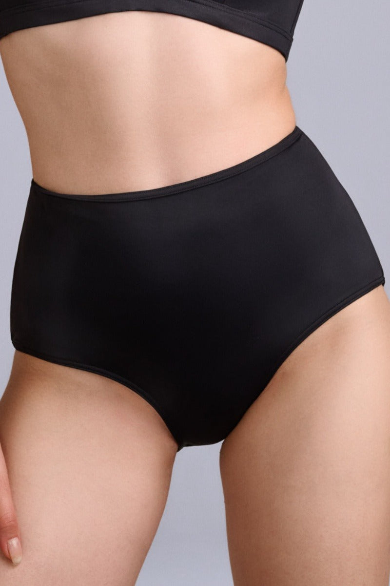 Высокие плавки слип 37254 Conchita black