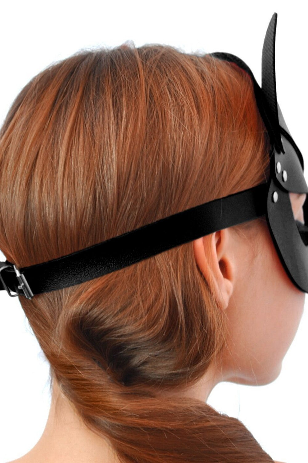 Кожаная маска Cat black SO7479