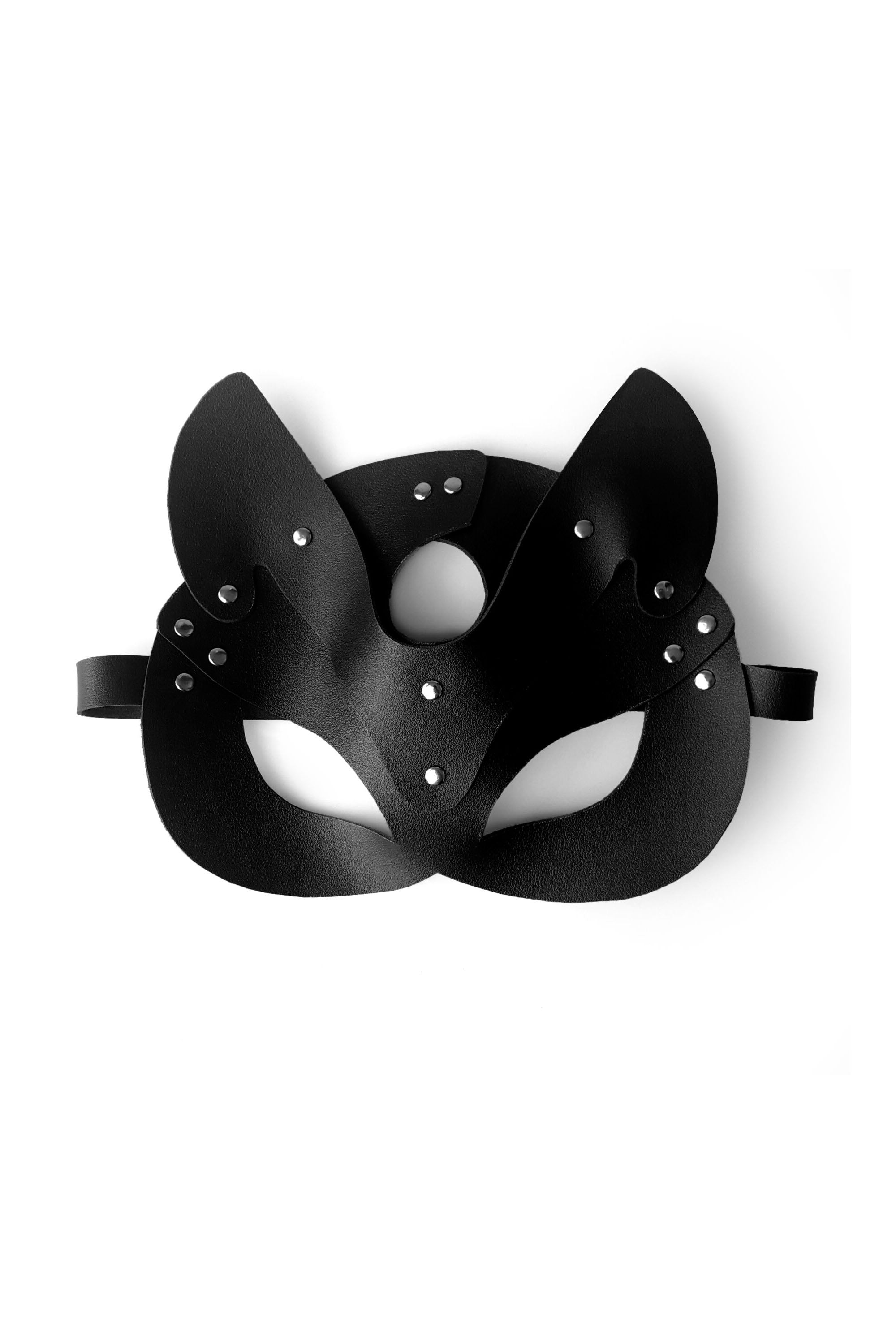 Кожаная маска Cat black SO7479