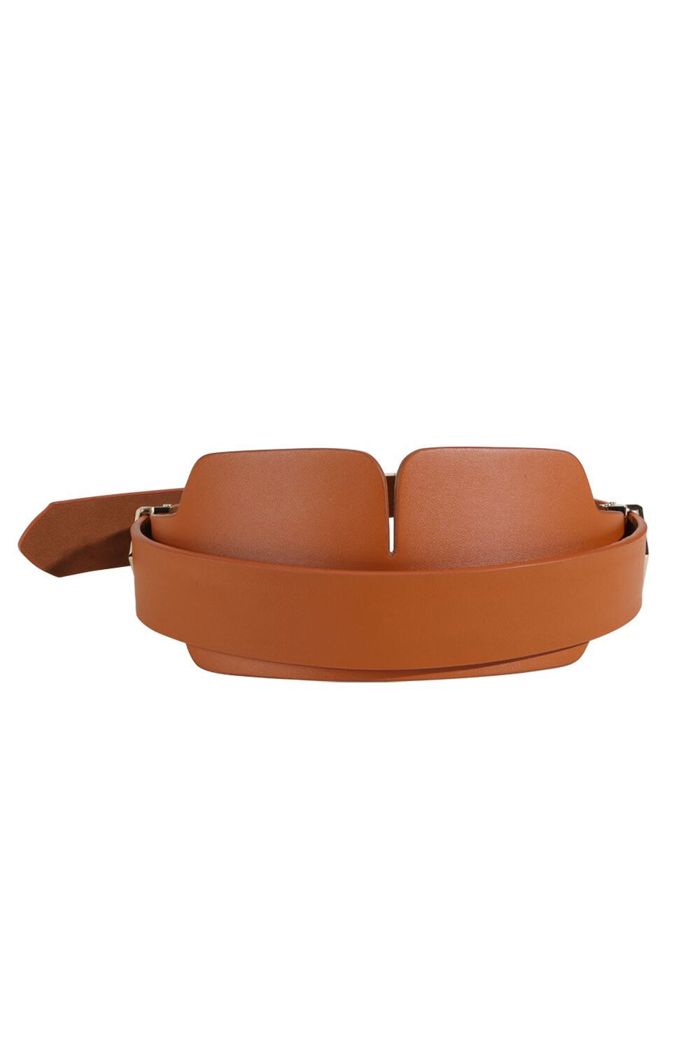 Шкіряна маска на очі Blindfold Kit brown LOCKINK