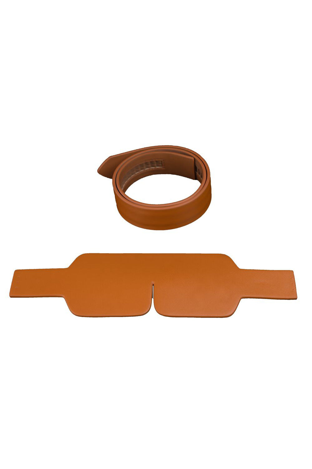 Шкіряна маска на очі Blindfold Kit brown LOCKINK