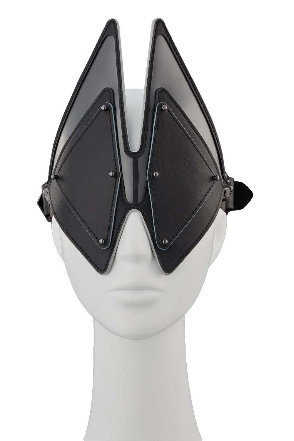Шкіряна маска на очі Vixen Blindfold black LOCKINK