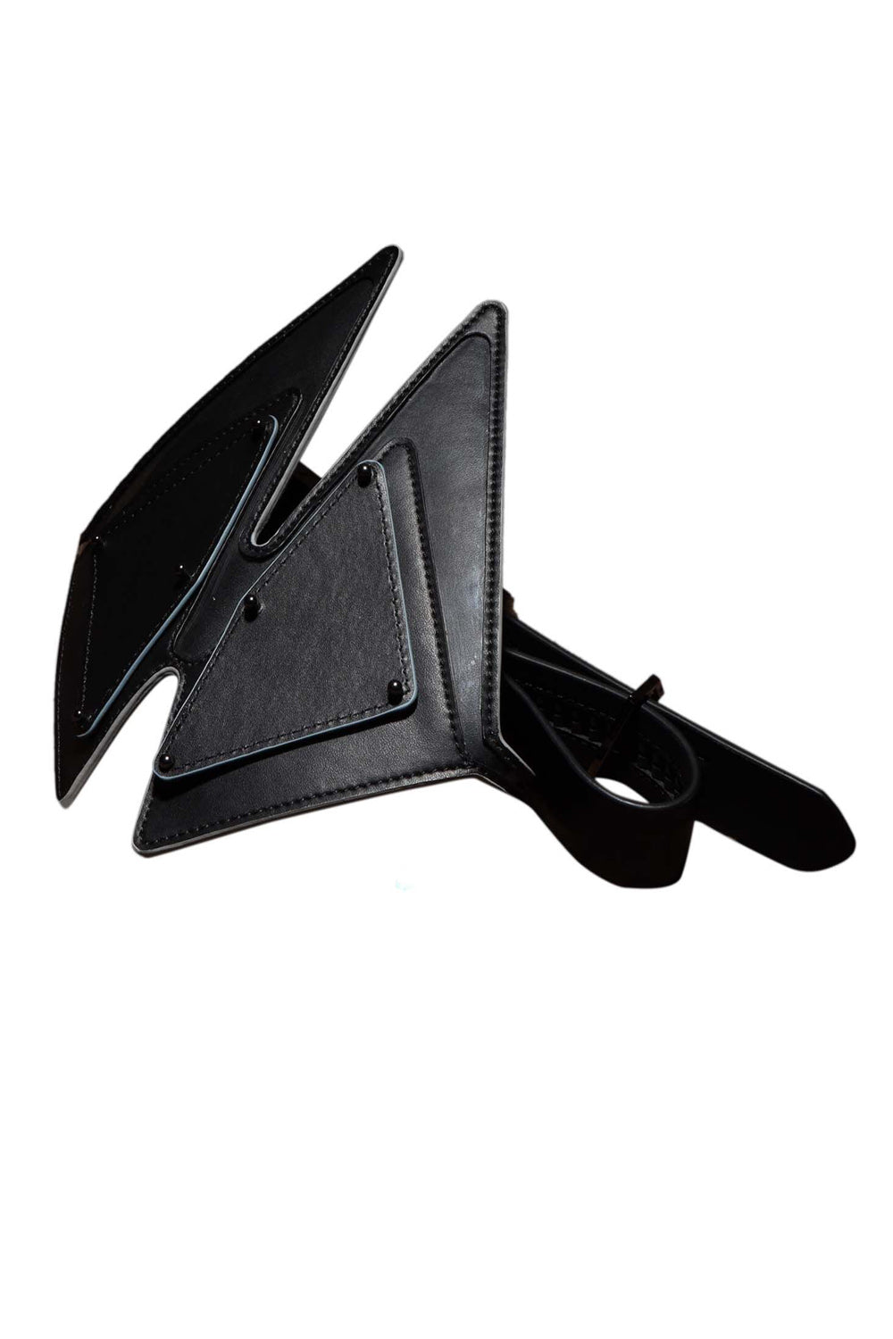 Шкіряна маска на очі Vixen Blindfold black LOCKINK