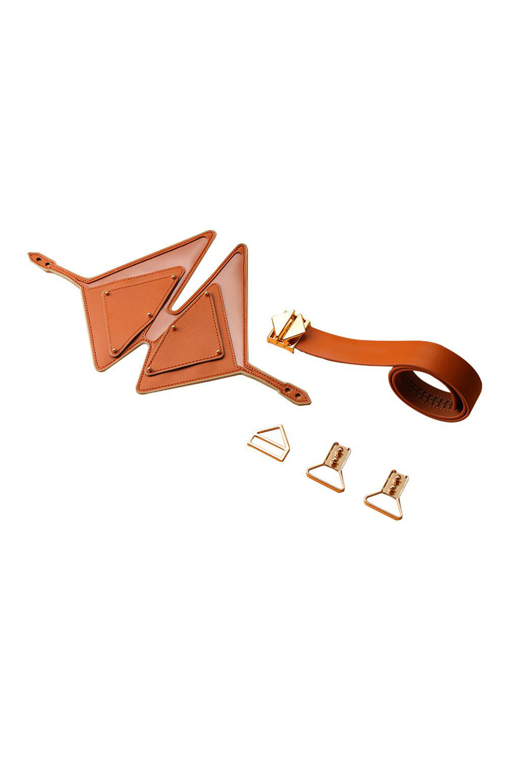 Шкіряна маска на очі Vixen Blindfold brown LOCKINK