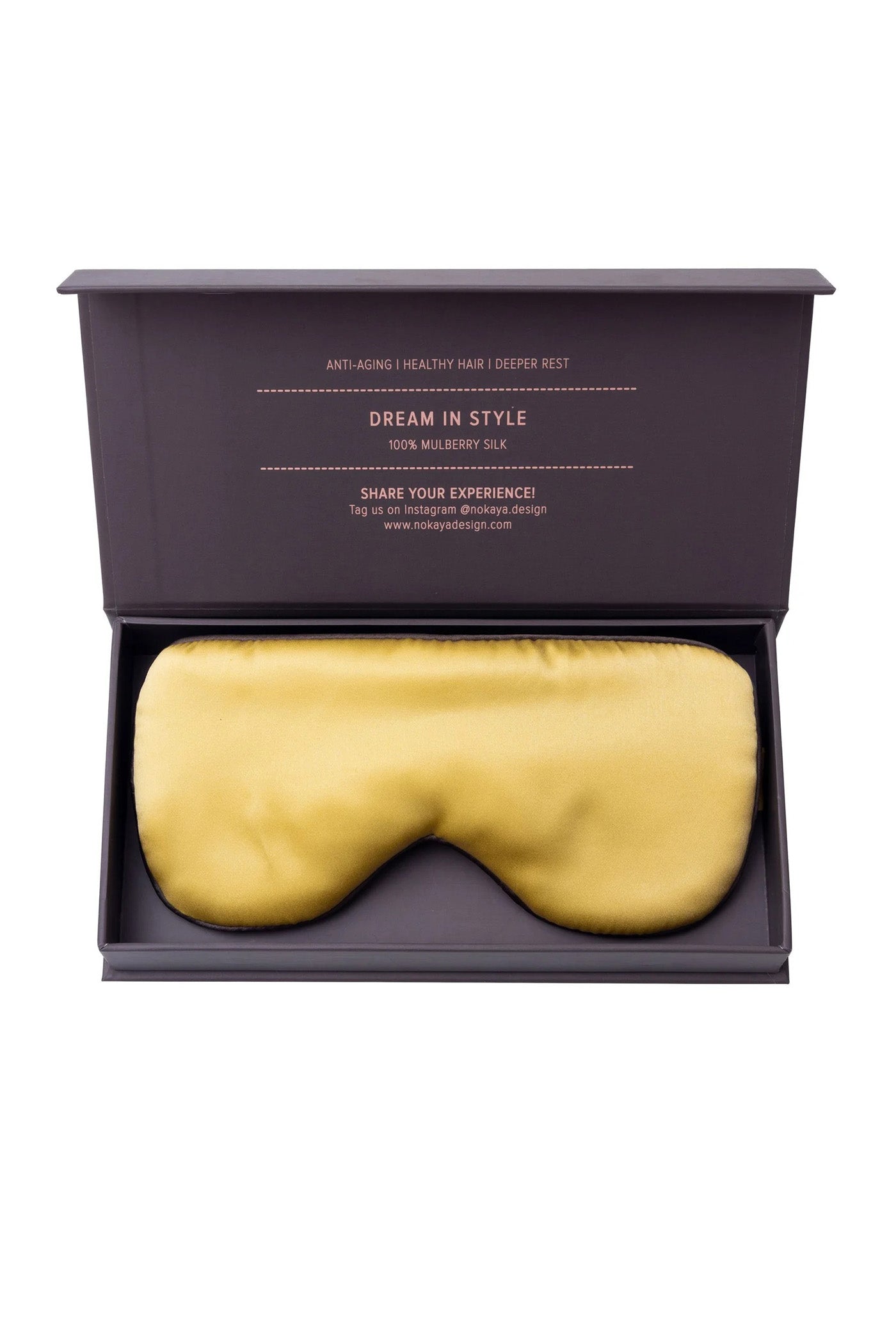 Шелковая маска для сна 250000-50 Silk panna cotta