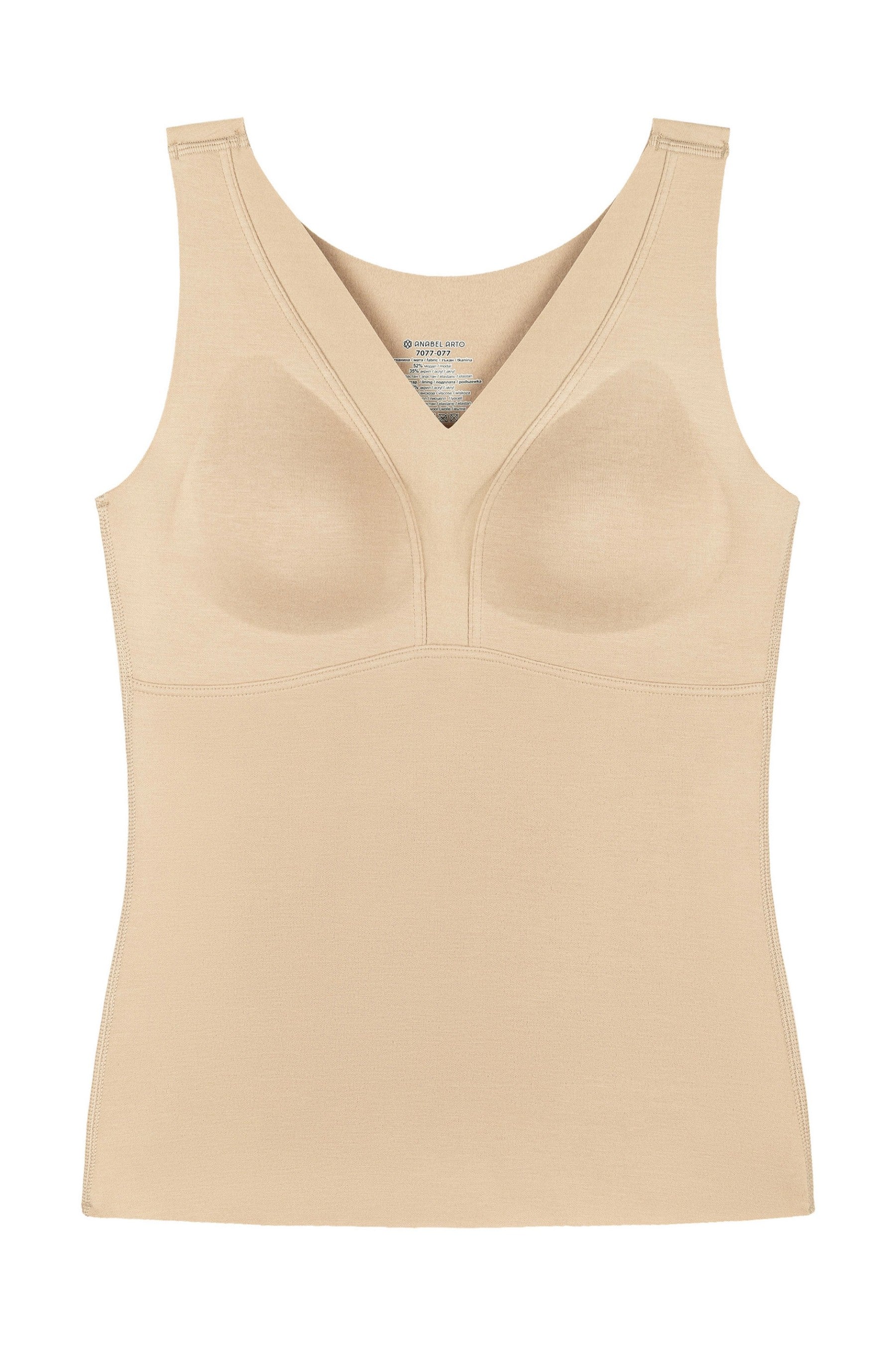 Майка з чашками 7077-077/04 beige Anabel Arto