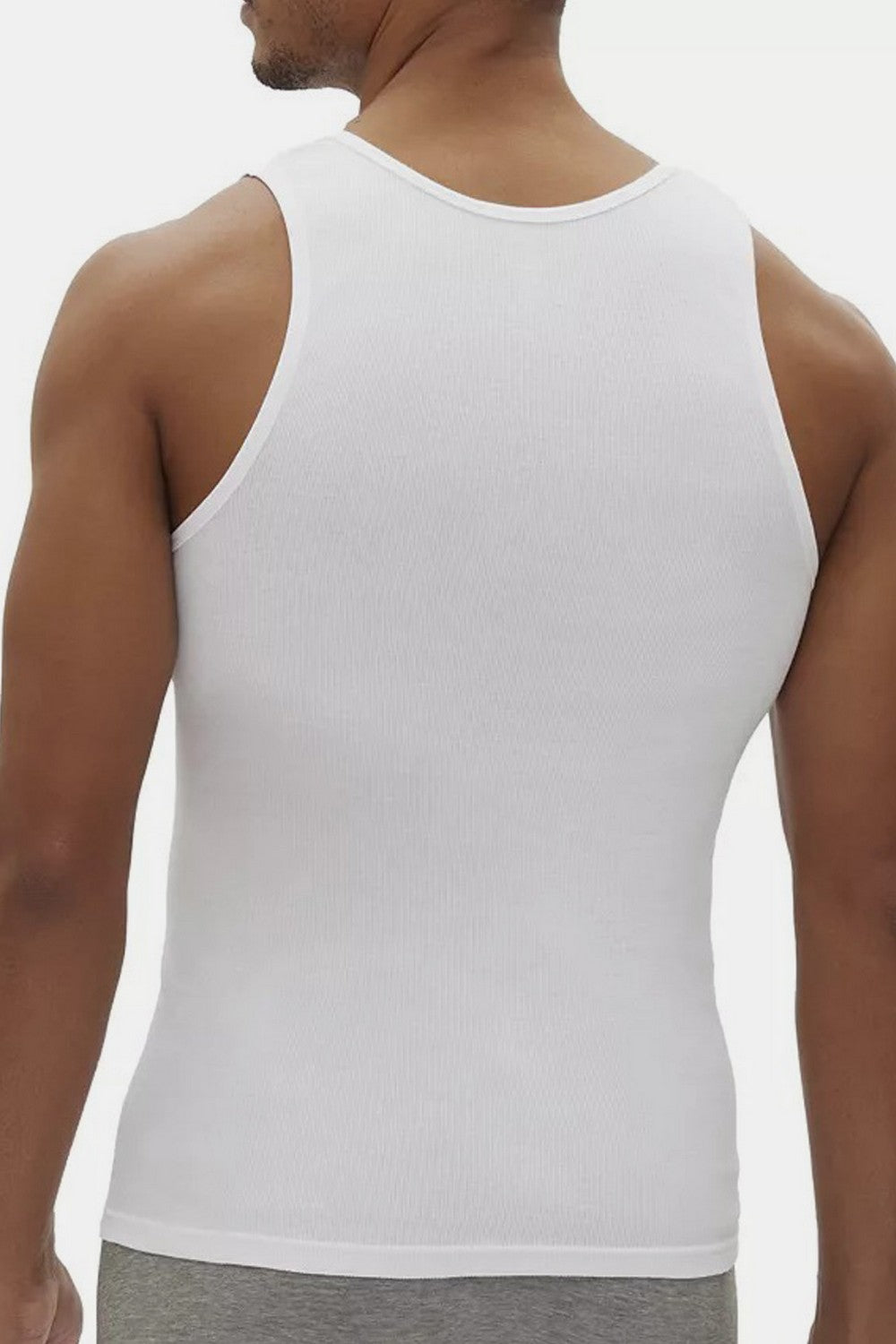 Майка чоловіча в рубчик 67770136 (3 шт.) white