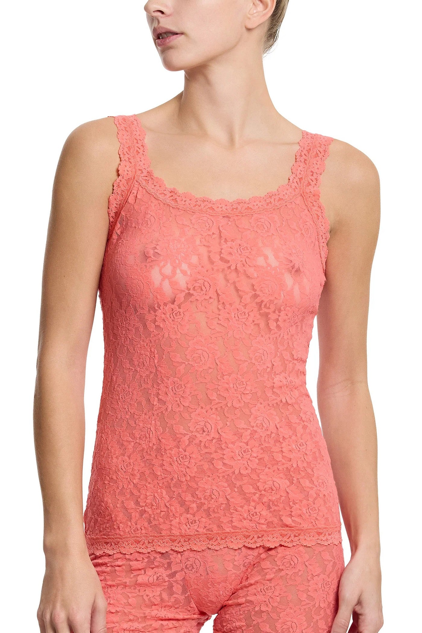 Кружевная майка 1390LP Signature Lace courageous coral