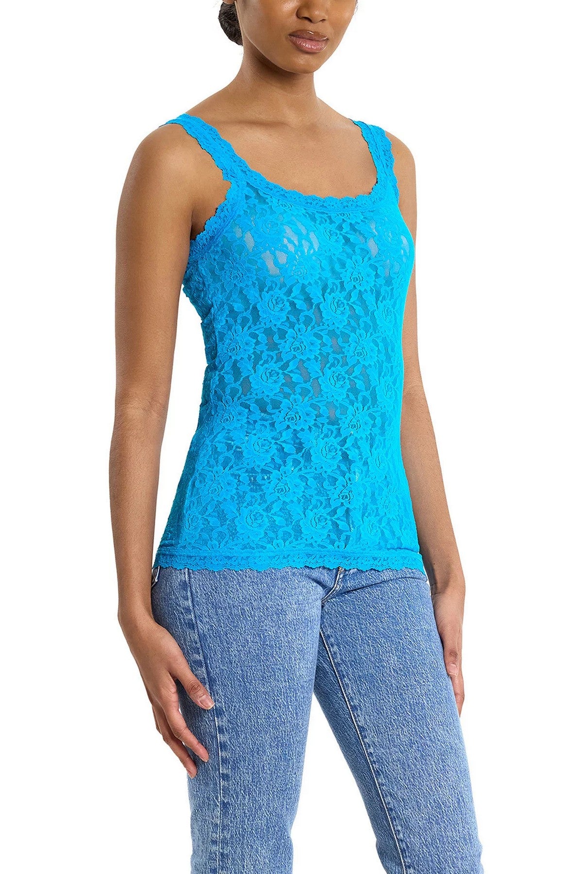 Кружевная майка 1390LP Signature Lace mediterranean sea