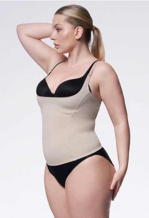 Утягивающая майка с открытой грудью 214