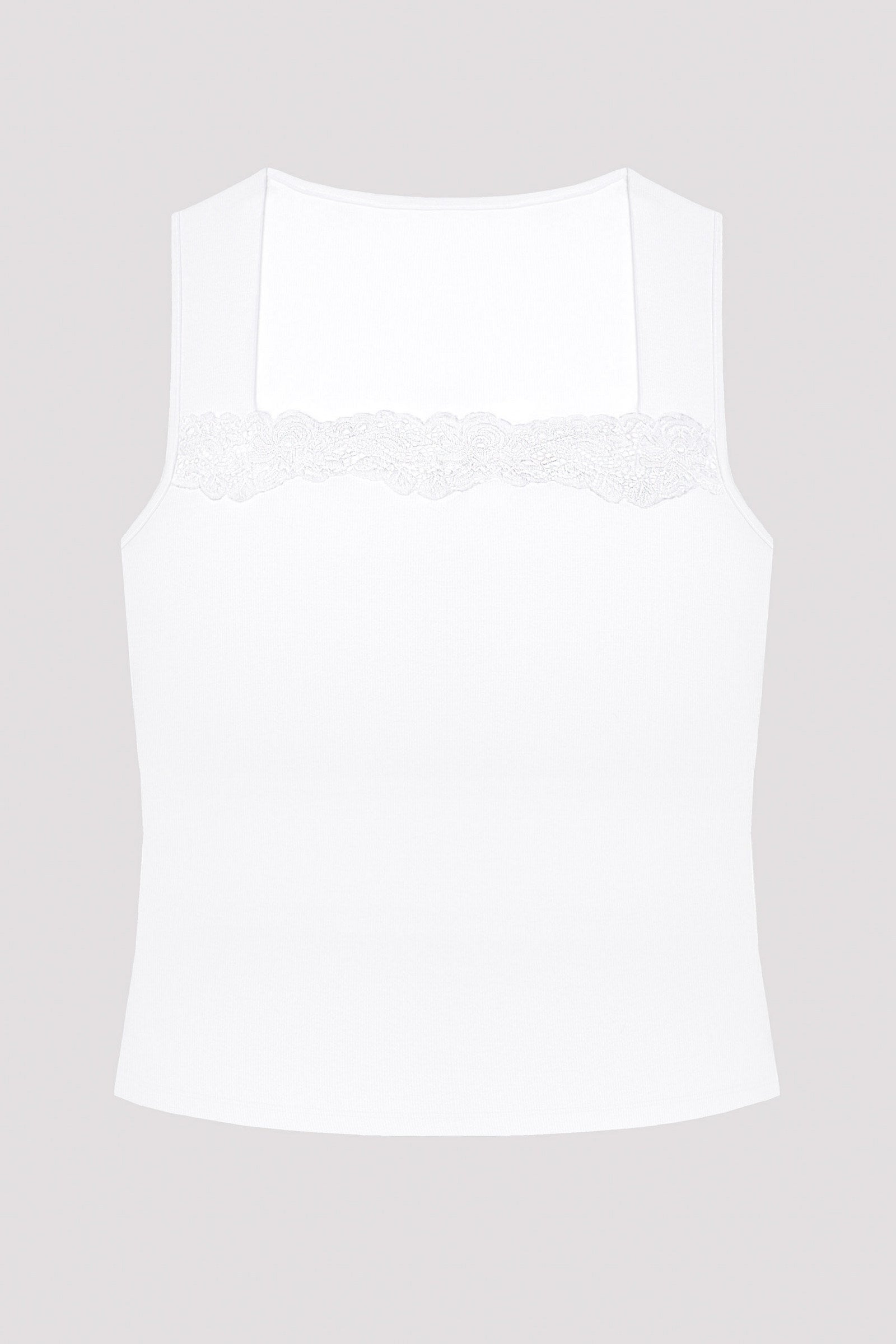 Хлопковая майка 9611 white