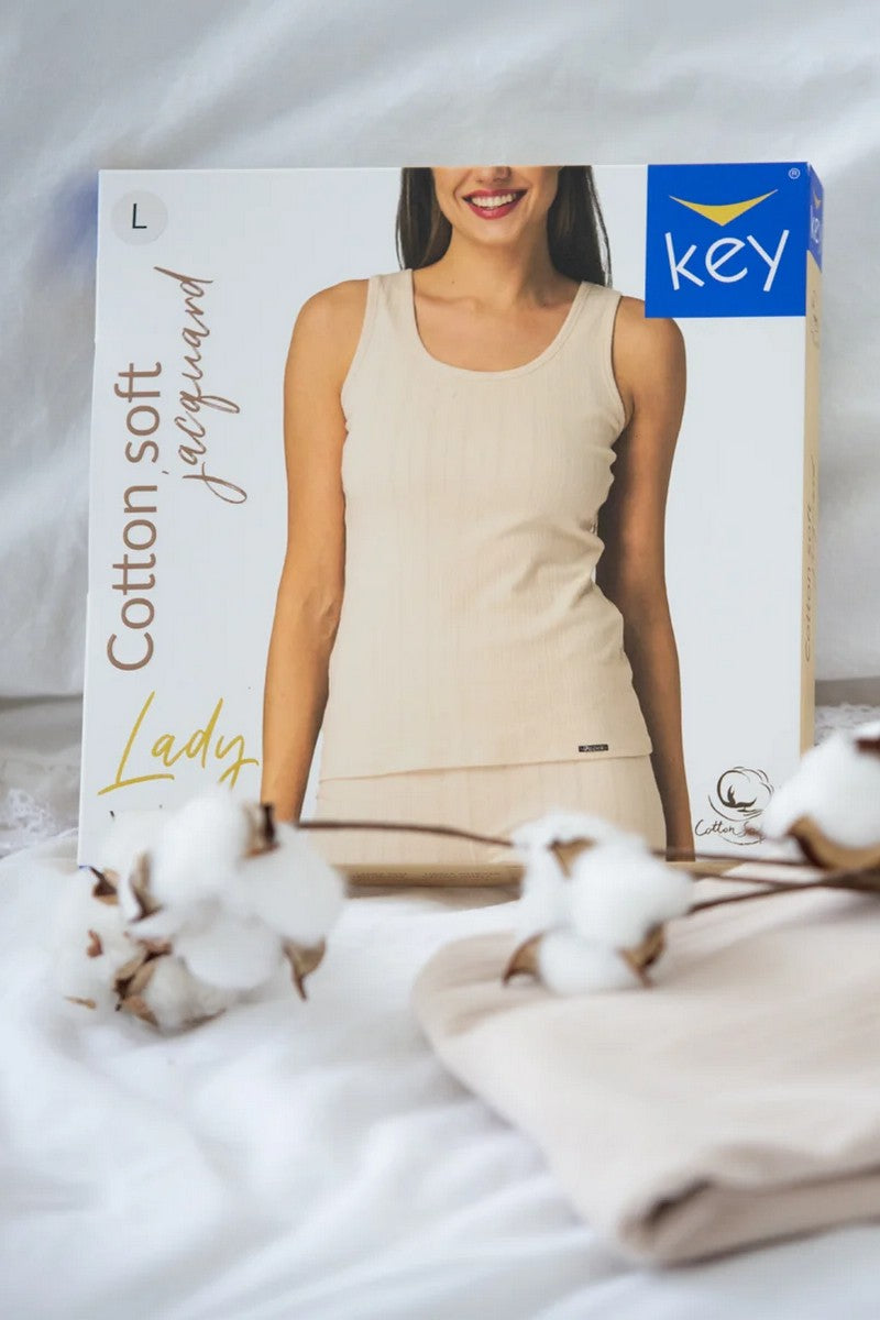 Ажурна майка LVS 190 beige Key коробка