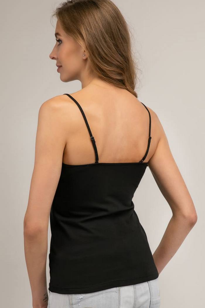 Хлопковая майка на тонких бретелях 2733 Cotton