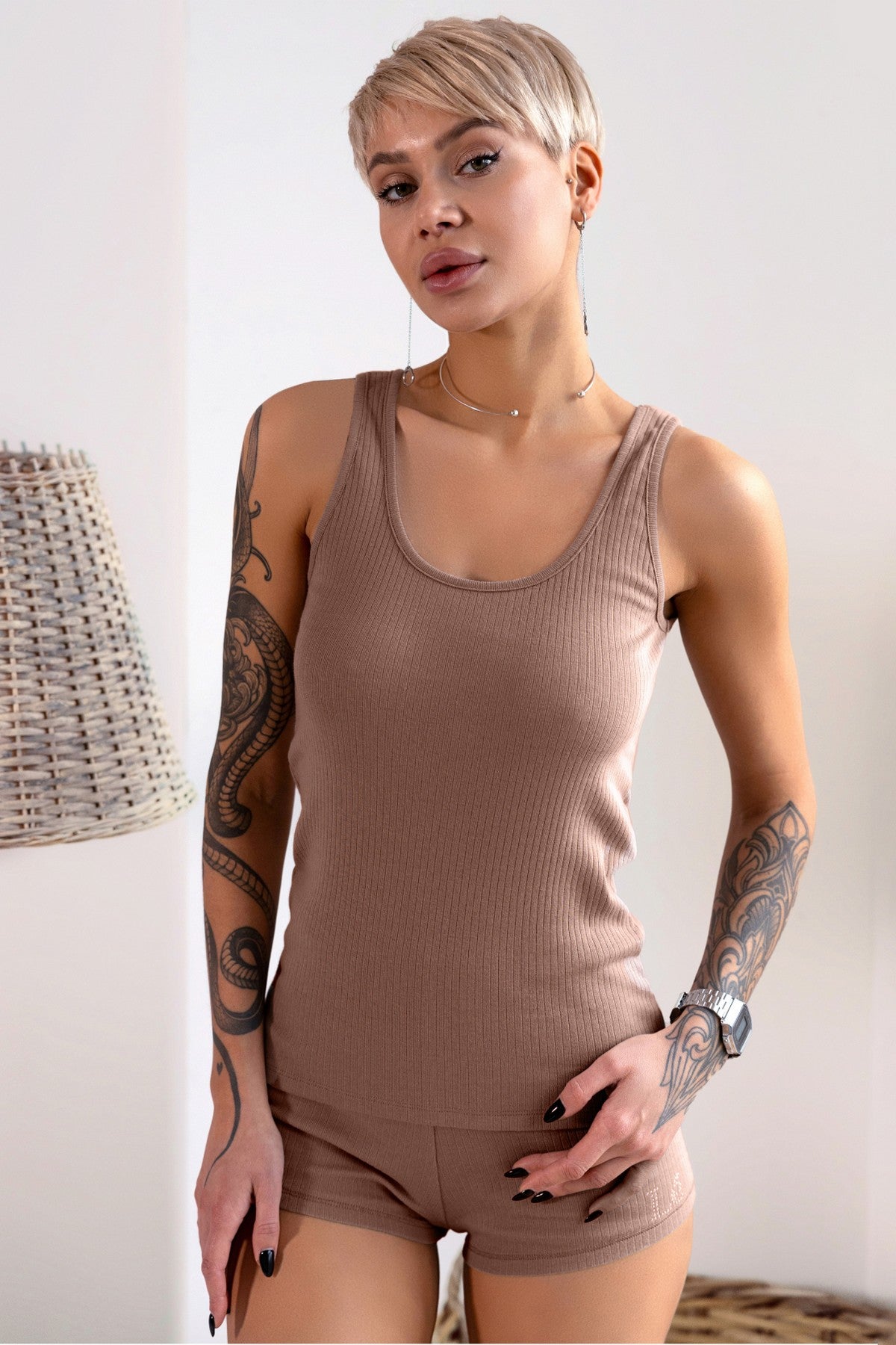 Хлопковая майка 1126/42028