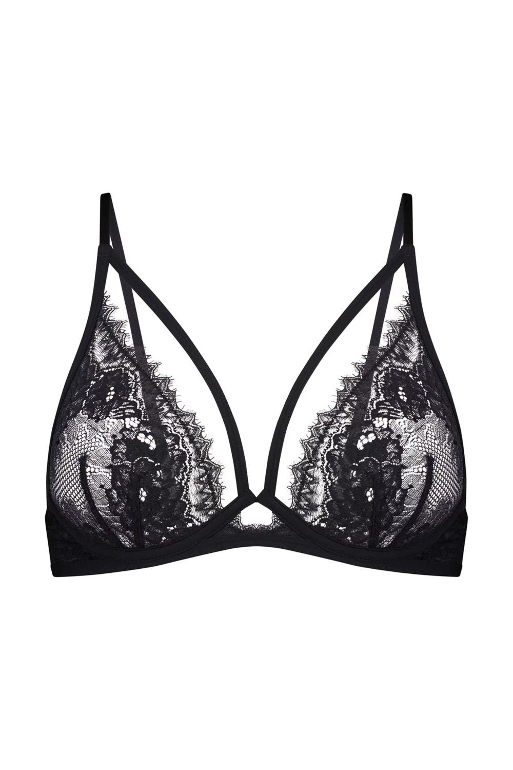 Мягкий кружевной бюстгальтер 202036 Lacey Elyse black