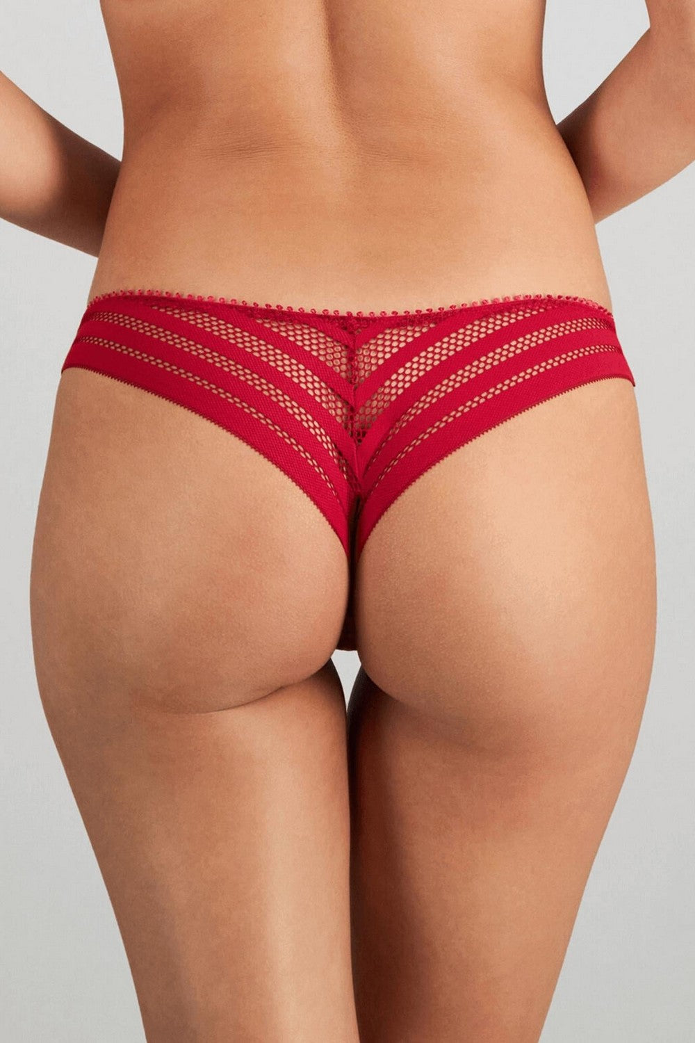 Кружевные трусики бразилиана Morning Lola 371554 red