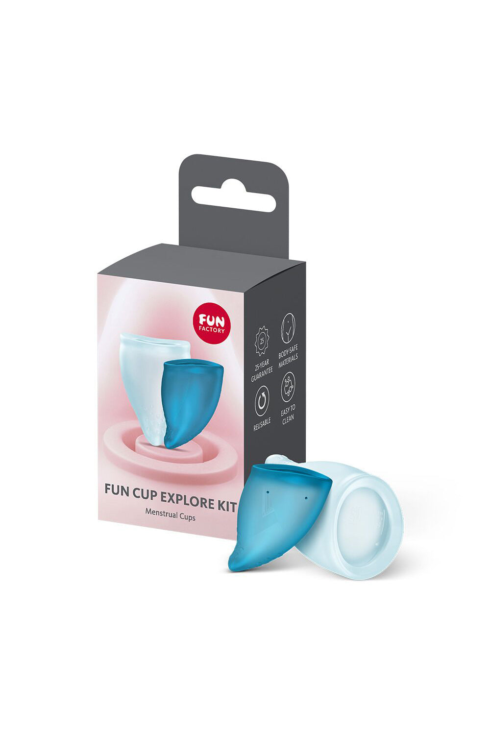 Набір менструальних чашок Fun Cup Explore Kit (2 шт.) Fun Factory