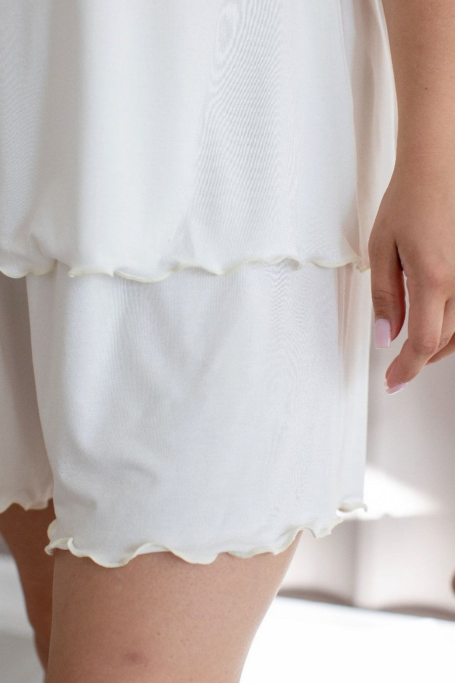 Піжама з віскози Па1220 ivory