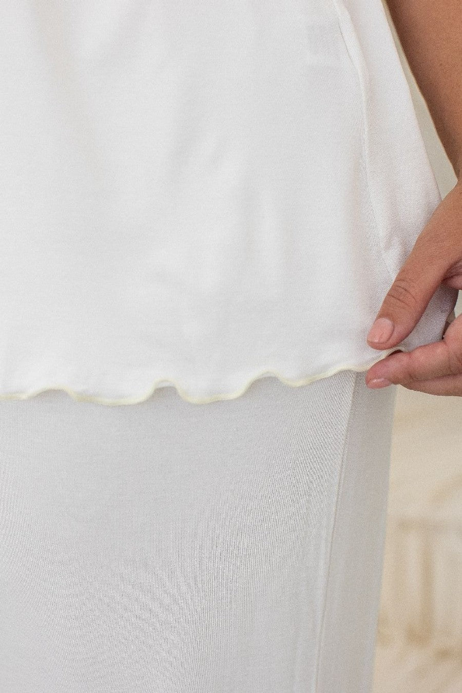 Піжама зі штанами Па1280 ivory