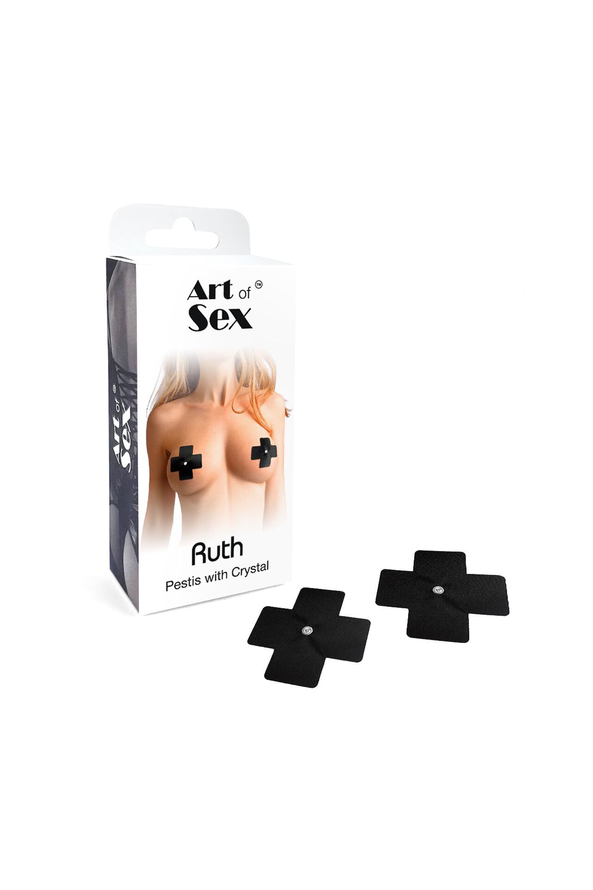 Наклейки на грудь Ruth pestis with Crystal black